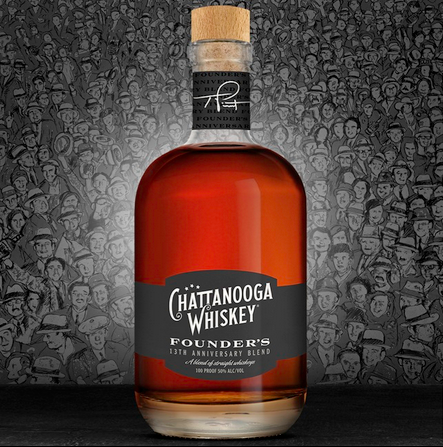 CHATTANOOGA WHISKEY FOUNDER’S 13TH ANNIVERSARY BLEND bottle