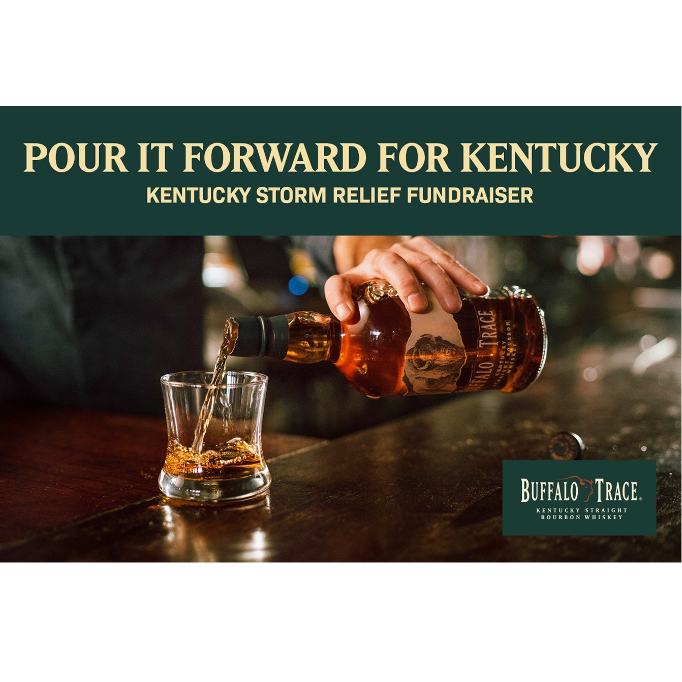 Buffalo Trace Pour it Forward logo