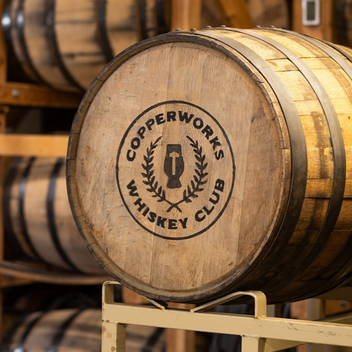 Copperworks Distilling barrel