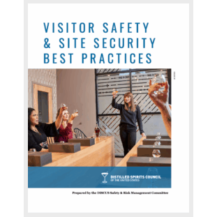 Distilled Spirits Council of the United States Visitor Safety & Site Best Practices Guide cover