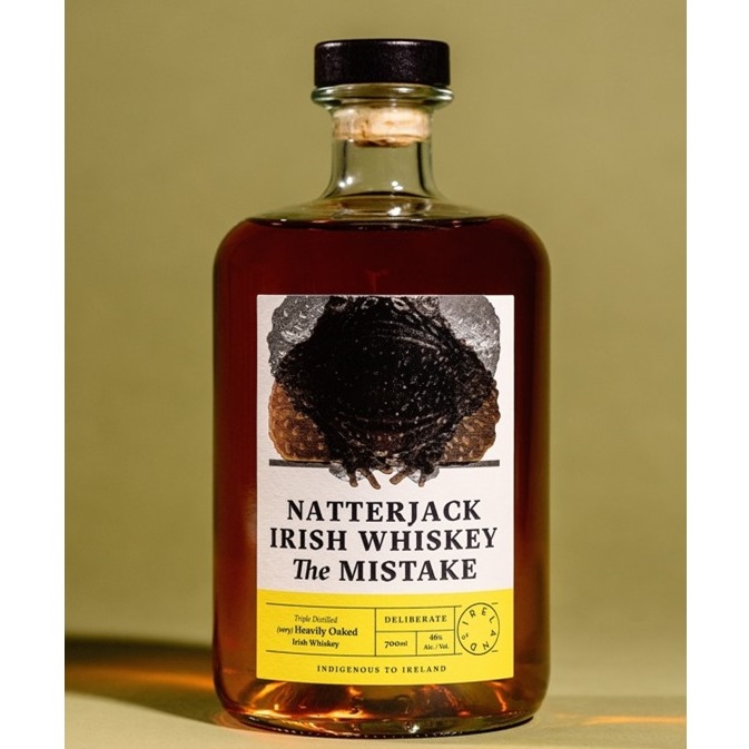 Natterjack Irish Whiskey The Mistake bottle SQUARE