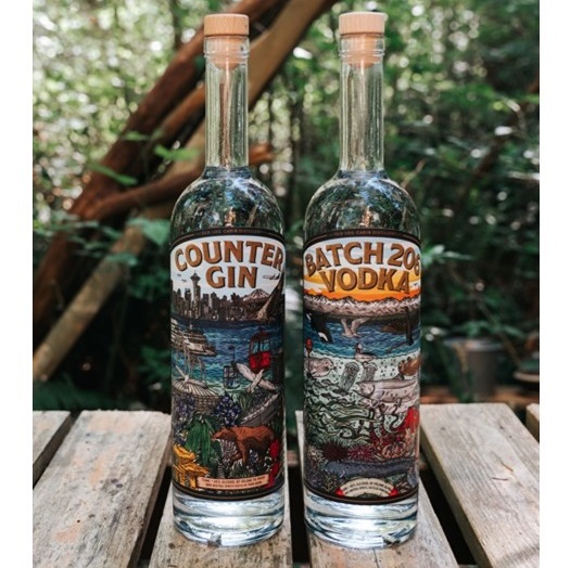 Old Log Cabin Distillery bottles