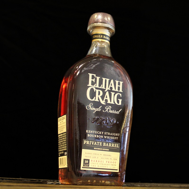 Elijah Craig Bourbon Genesis bottle square