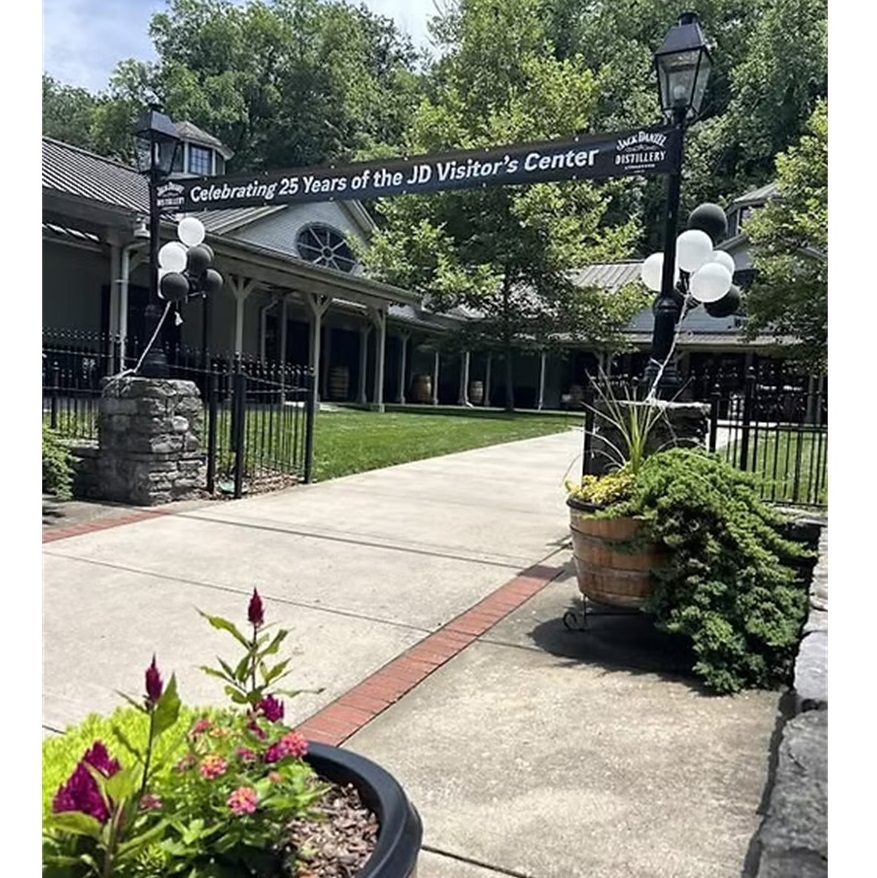 Jack Daniel DIstillery Visitor Center entrance