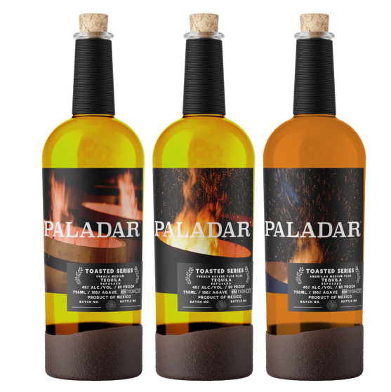 Paladar Toasted Tequila bottles
