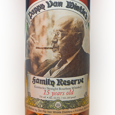 Pappy Van Winkle 15 Year label