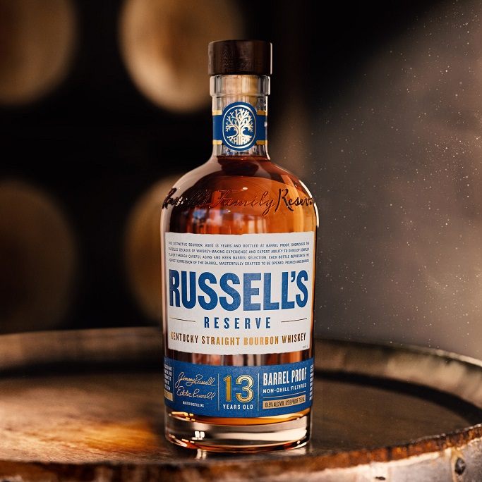 Russell's Reserve 13 year old bourbon bottle