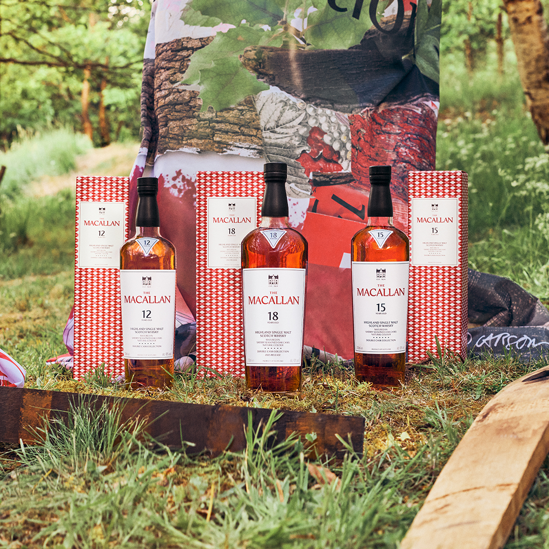 The Macallan Timeless Collections Redesigned Packaging set