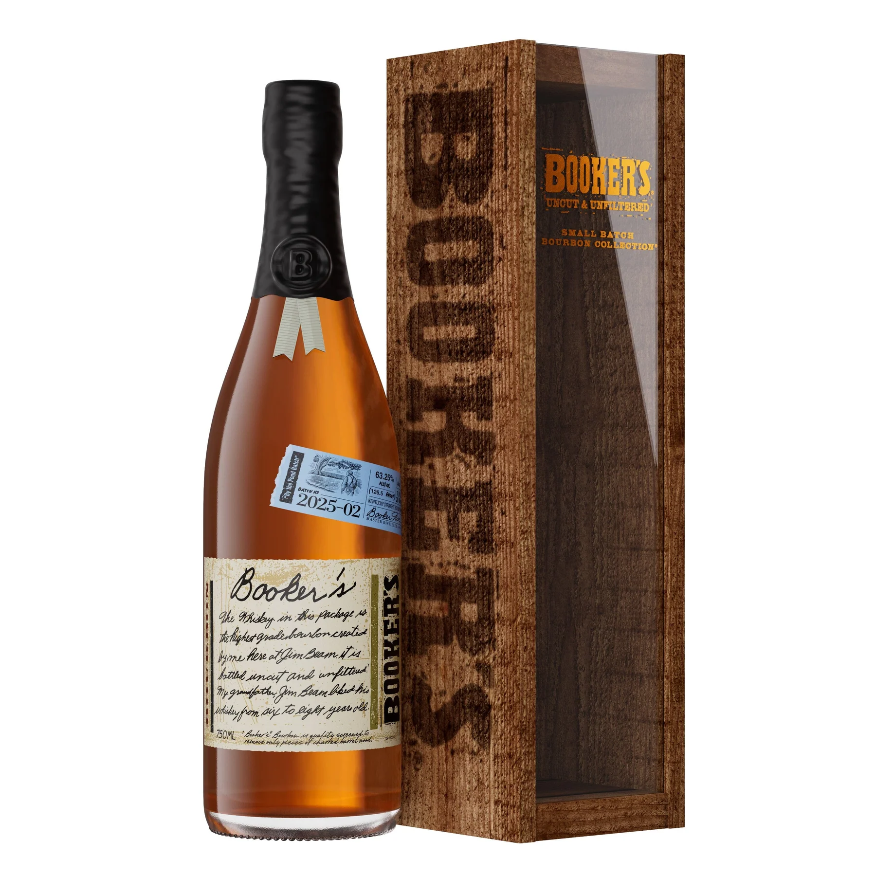 Booker's Bourbon by the Pond bottle and box