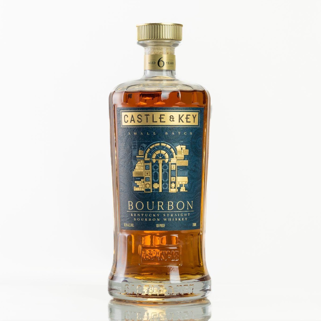 Castle & Key Distillery Small Batch 6-Year-Old Bourbon bottle