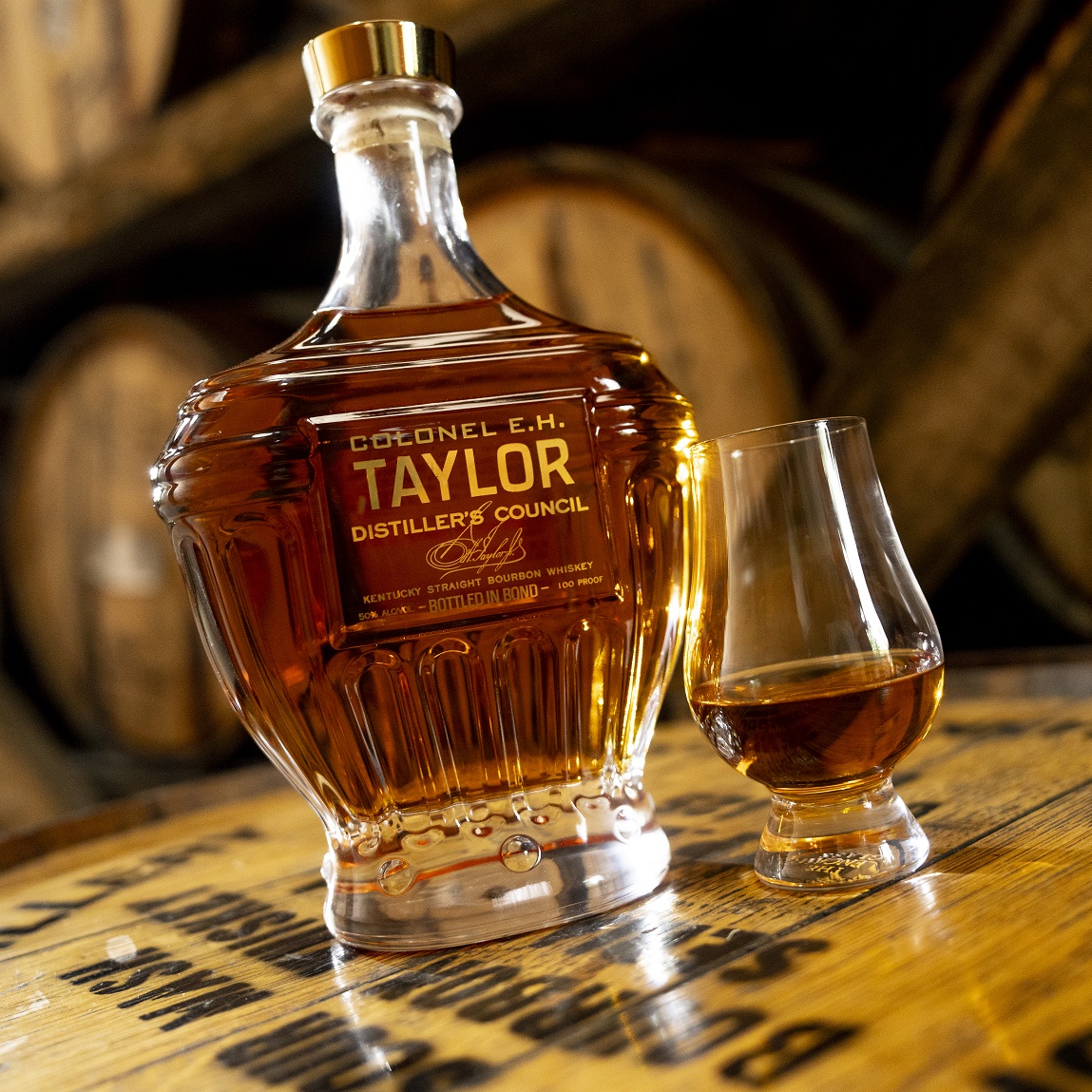 Colonel E.H. Taylor Jr. Distiller’s Council BOTTLE + GLENCARIN + BARRELS