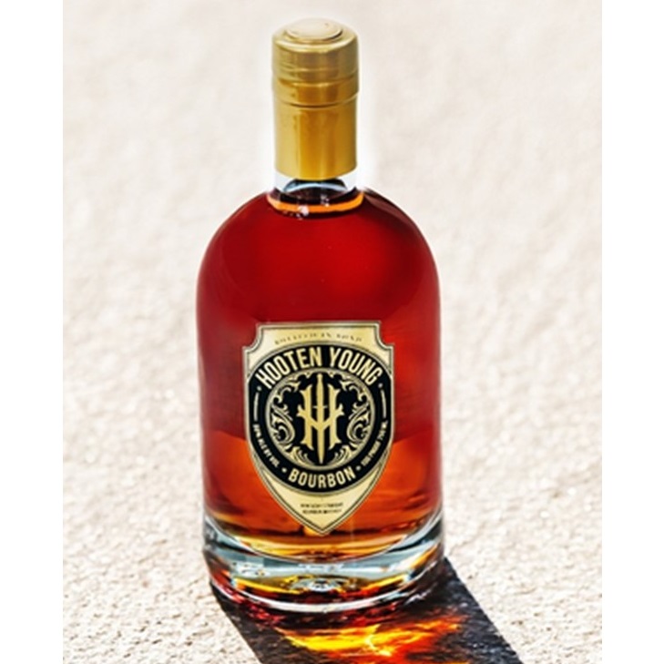 Hooten Young Bottled in Bond Bourbon bottle