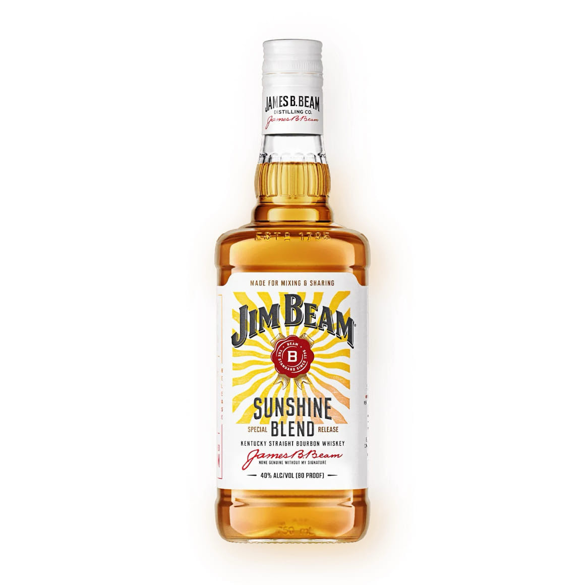 Jim Beam Sunshine Blend bottle