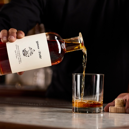 Wolves and Willett Limited-Edition 10-Year Rye bottle