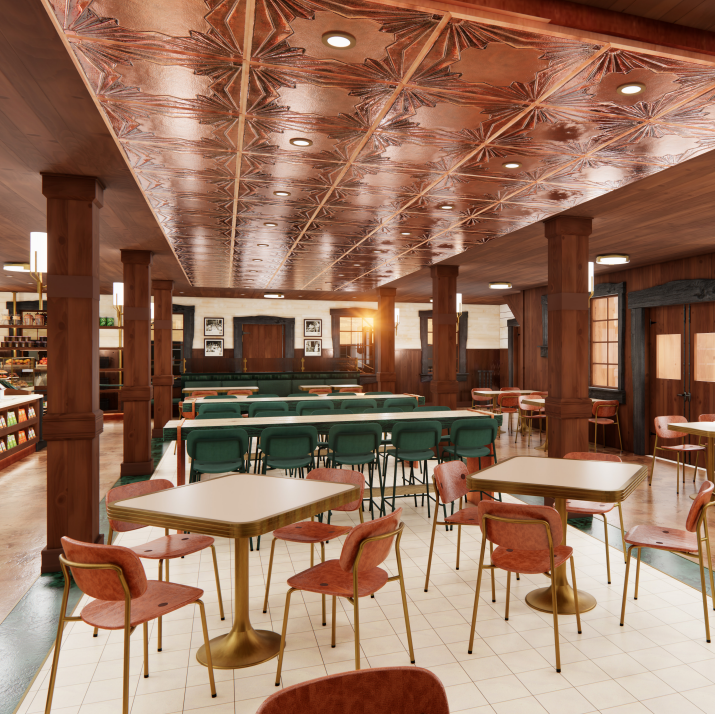 John G. Carlisle Cafe Rendering 4 Buffalo Trace