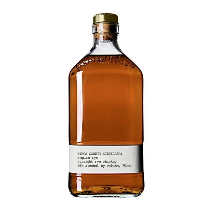Kings County Distillery Empire Rye bottle SQUARE