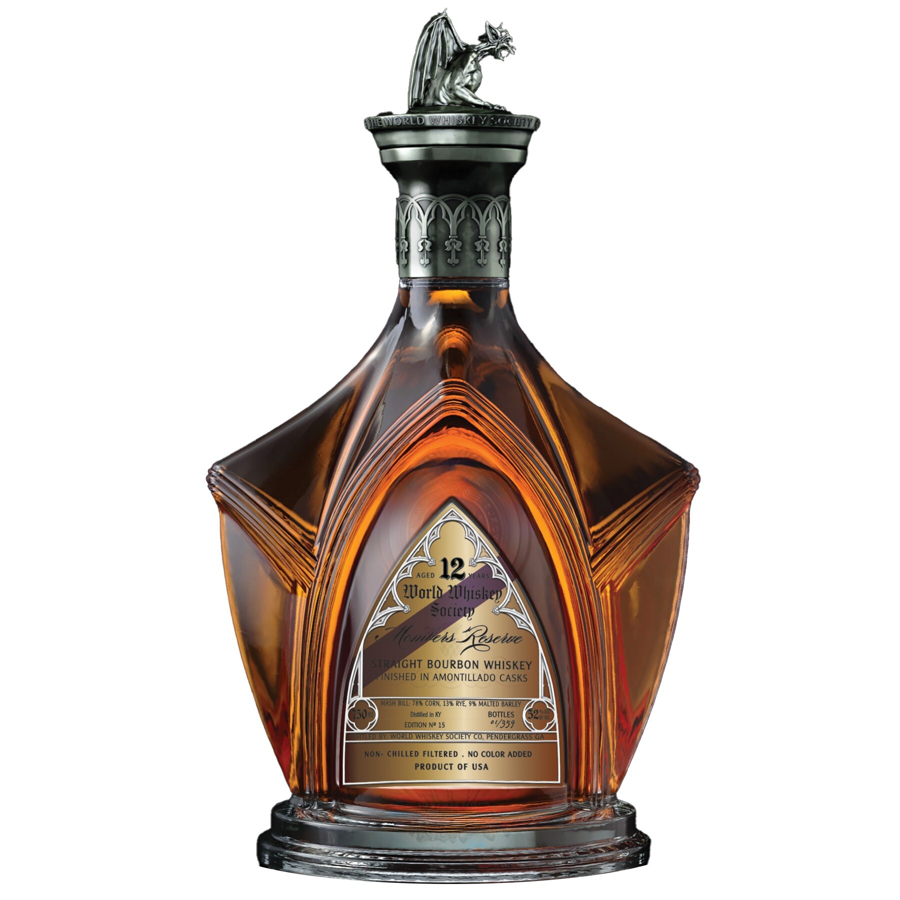 World Whiskey Society 12-Year Kentucky Straight Bourbon Finished in Amontillado Barrels