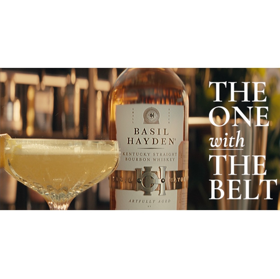 Basil Hayden The One with the Belt logo