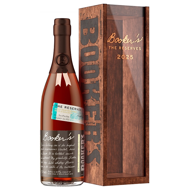 Bookers the Reserves 2025 bottle with box