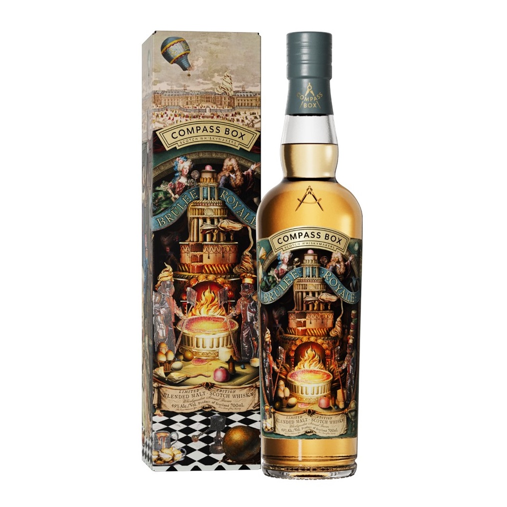 Compass Box Brulee Royale bottle and box