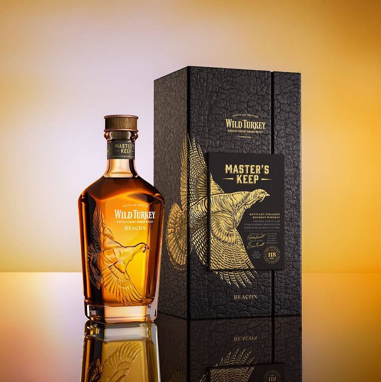 Wild Turkey Master's Keep Beacon bottle and box