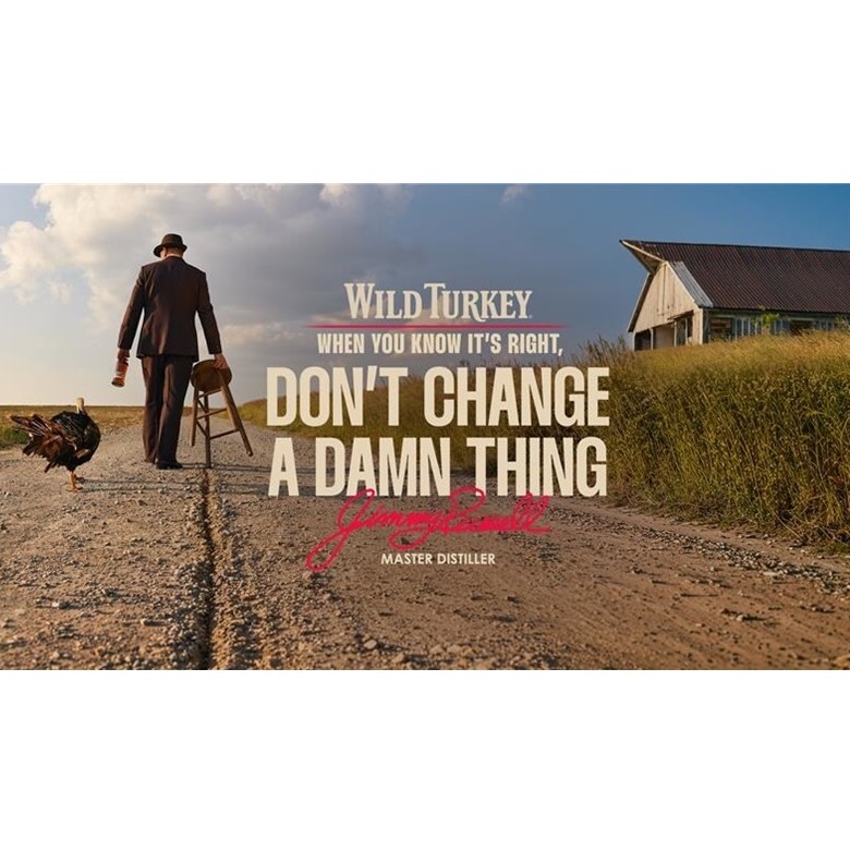 Wild Turkey branding Don't Change a Thing