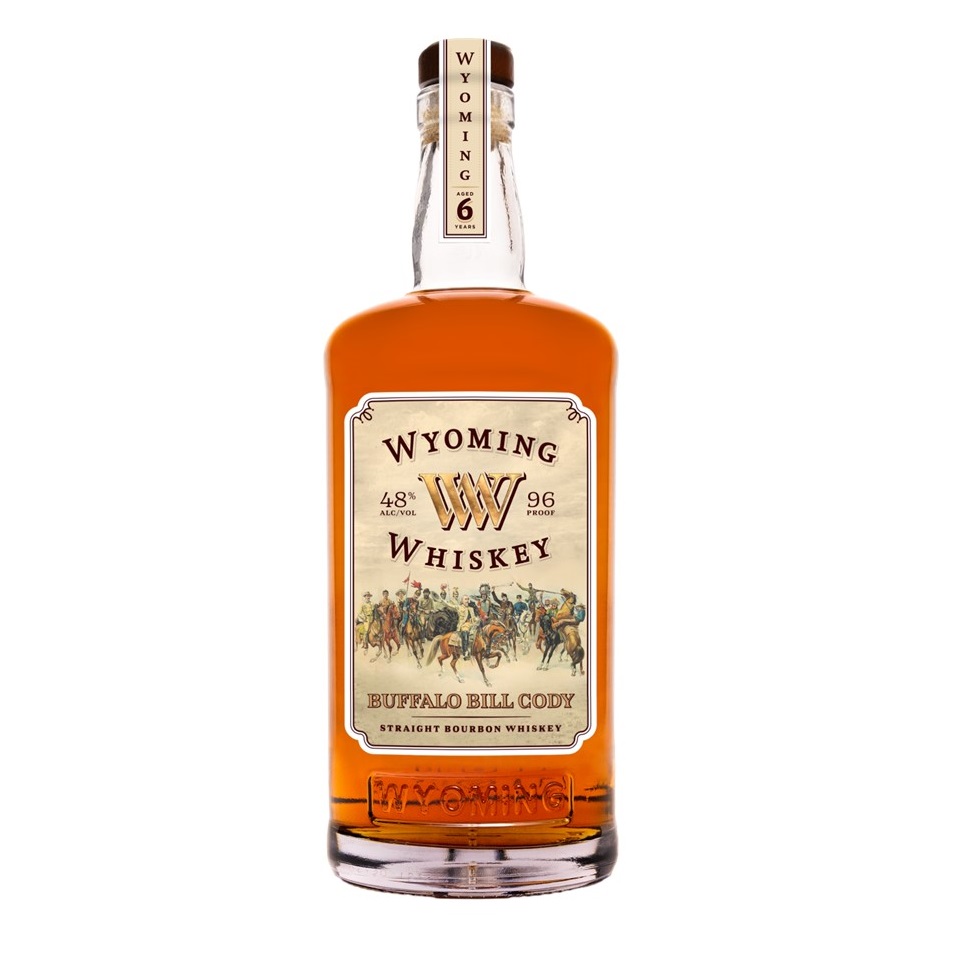 Wyoming Whiskey Bufflo Bill Cody bottle