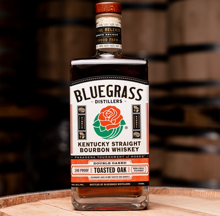 Bluegrass Distillers Tournament of Roses Toasted Oak Bourbon bottle
