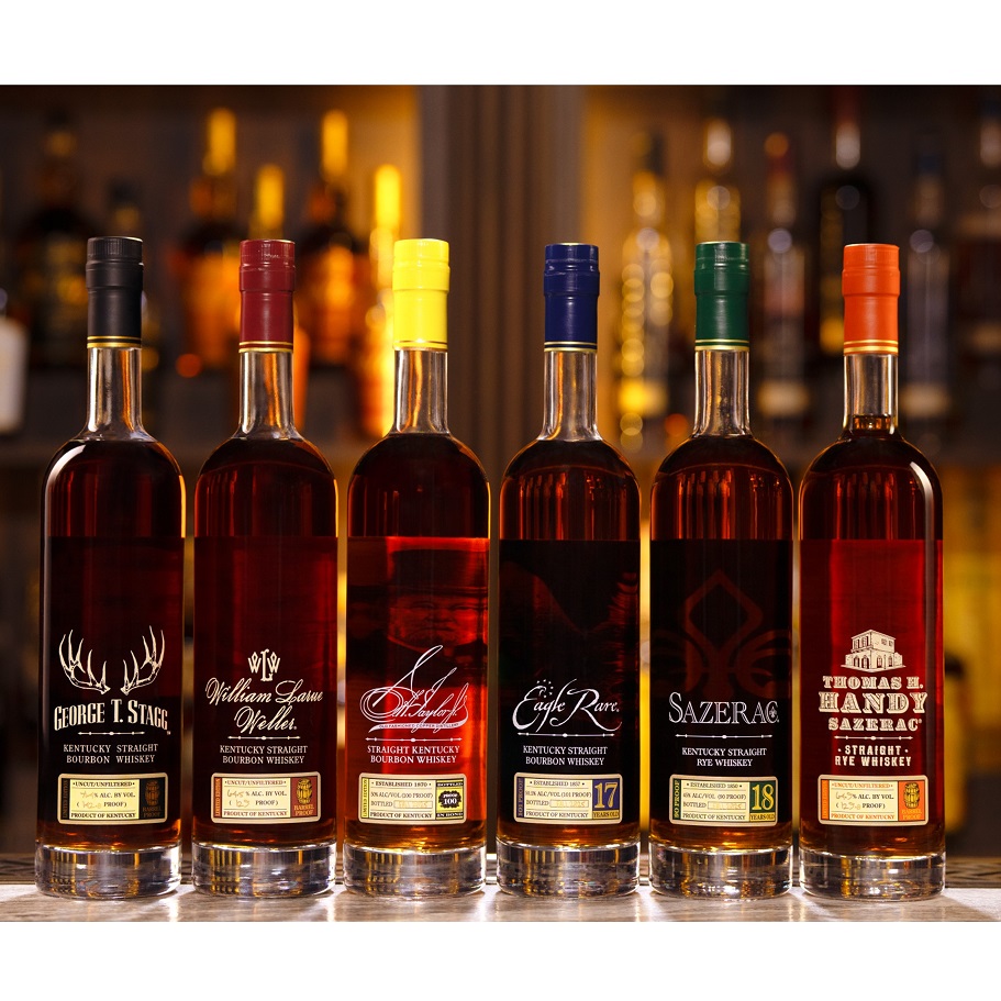 Buffalo Trace Antique Collection 2025 bottles SQUARE