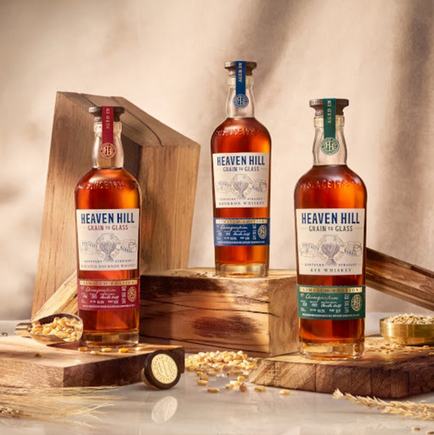 Heaven Hill Grain to Glass Specialty Barrel Series bottles