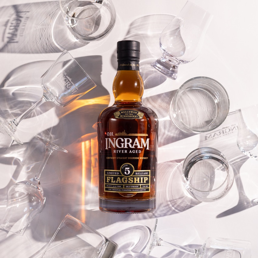 Ingram Distillery Flagship 2025 with glasses