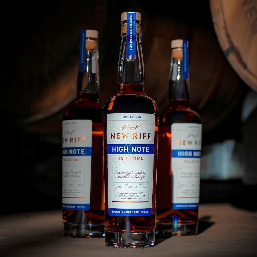 New Riff Chattanooga Whiskey Confluence Project bottles