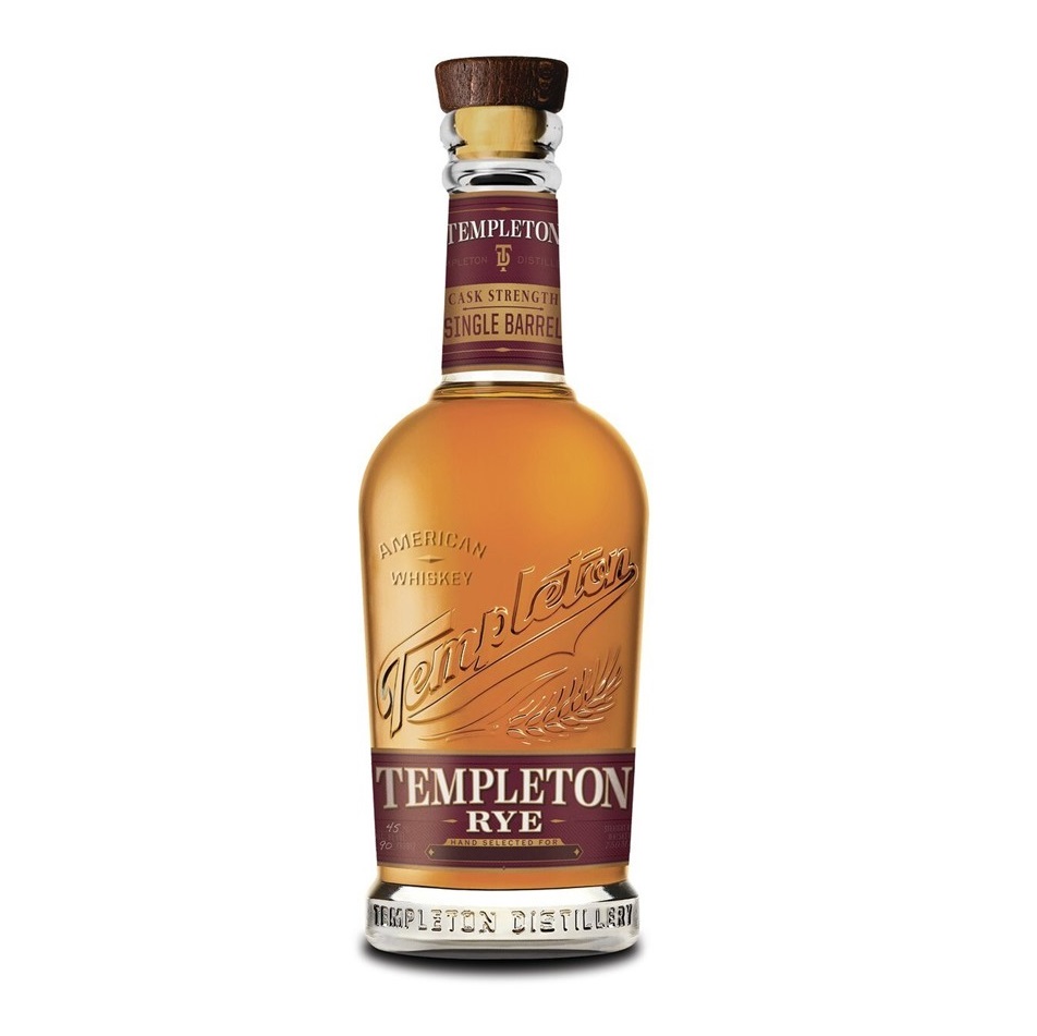 Templeton Single Barrel Rye bottle SQUARE