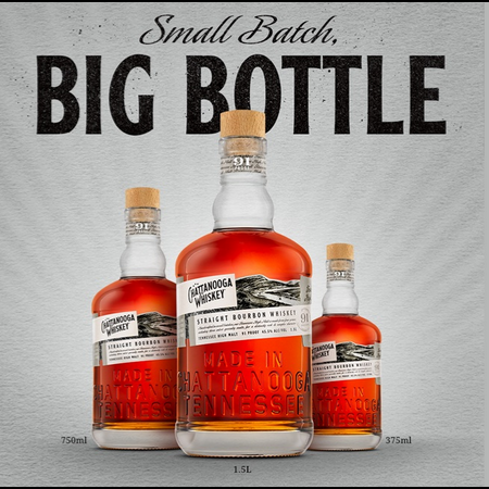 Chattanooga Whiskey 1.5 Liter bottle