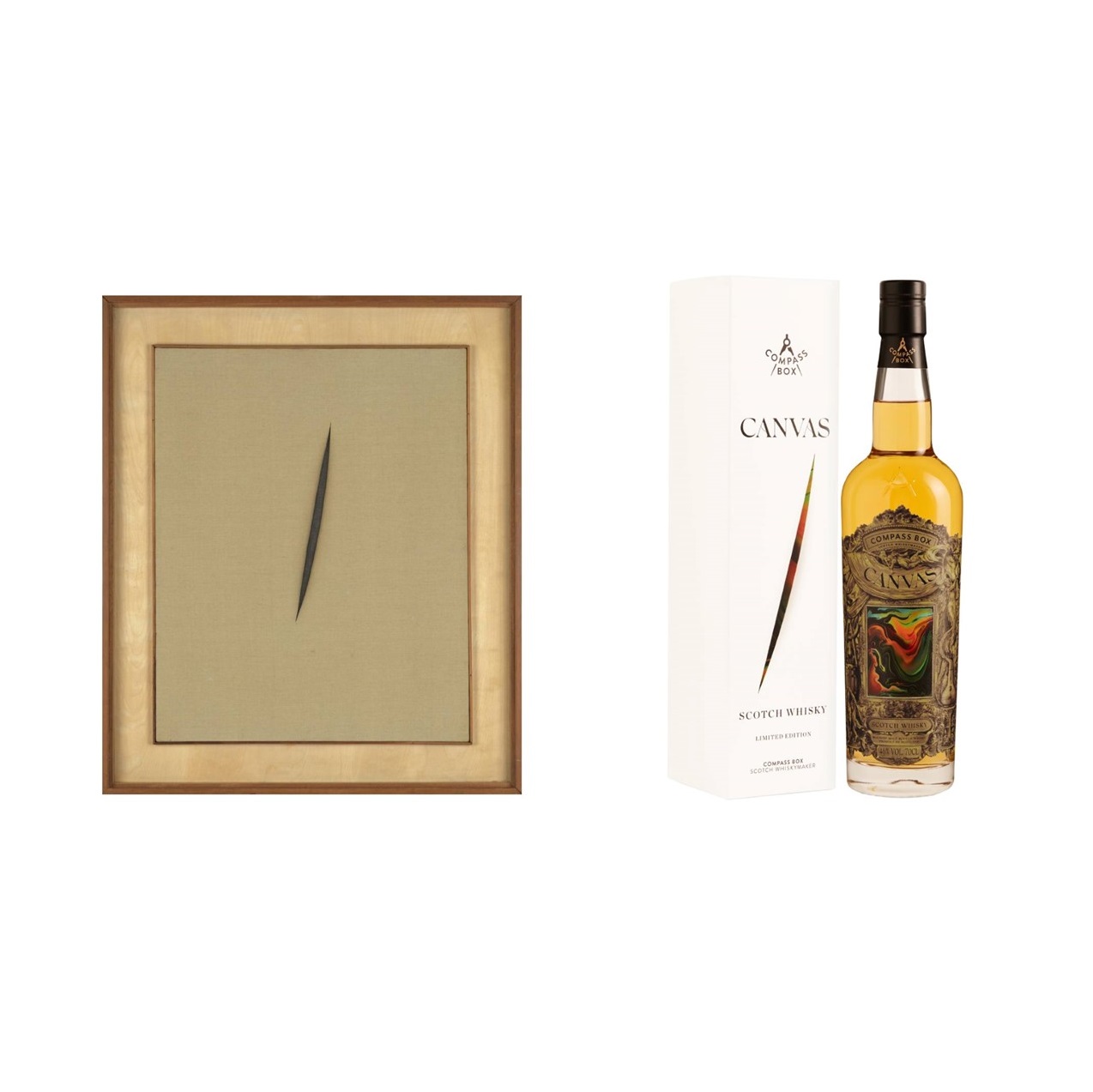 Compass Box Canvas square