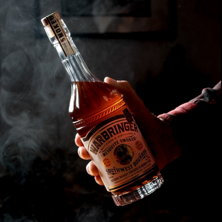 Sespe Creek Distillery Batch 22 bottle with hand