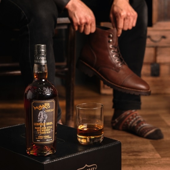 Thursday Boots Rye bottle and pour