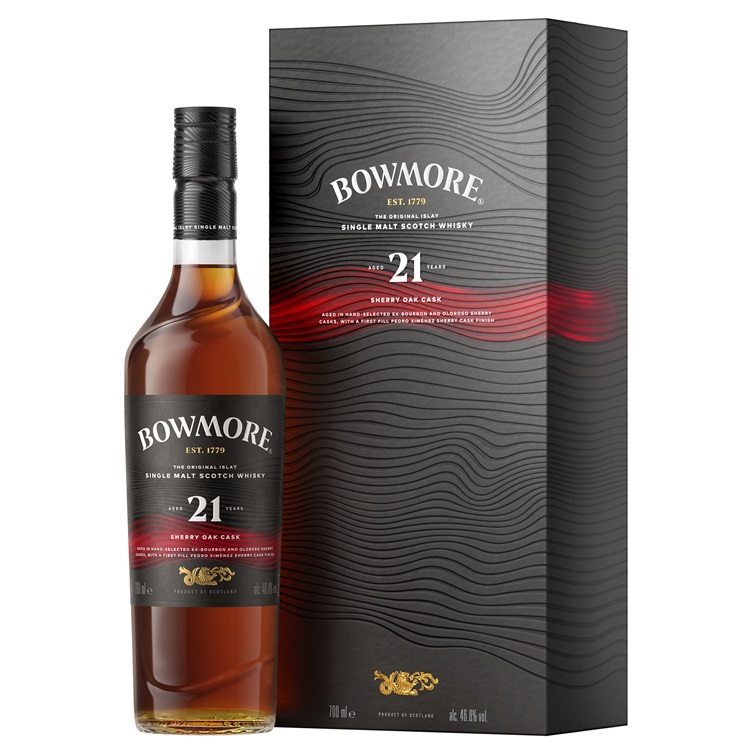 Bowmore Sherry Oak Cask 21YO with box