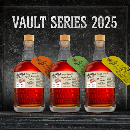 Chattanooga Whiskey Annual Vault Series bottles