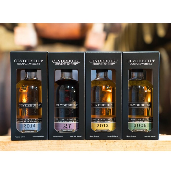 Clydebuilt Single Cask Collection in boxes