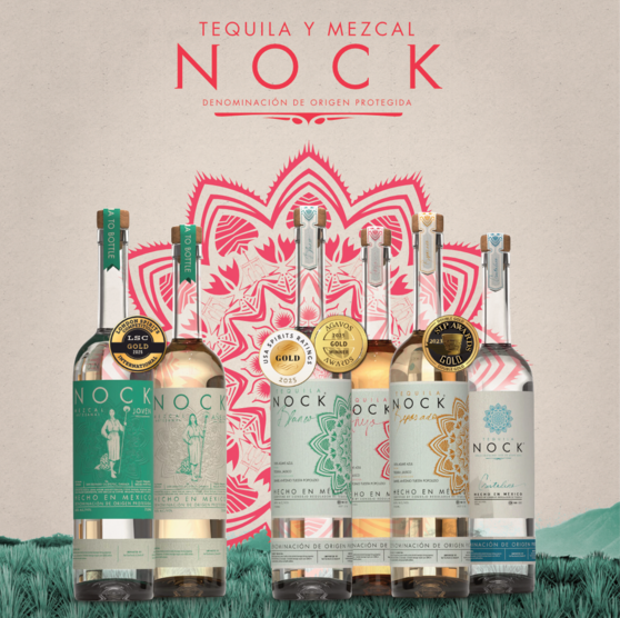 NOCK tequila bottles