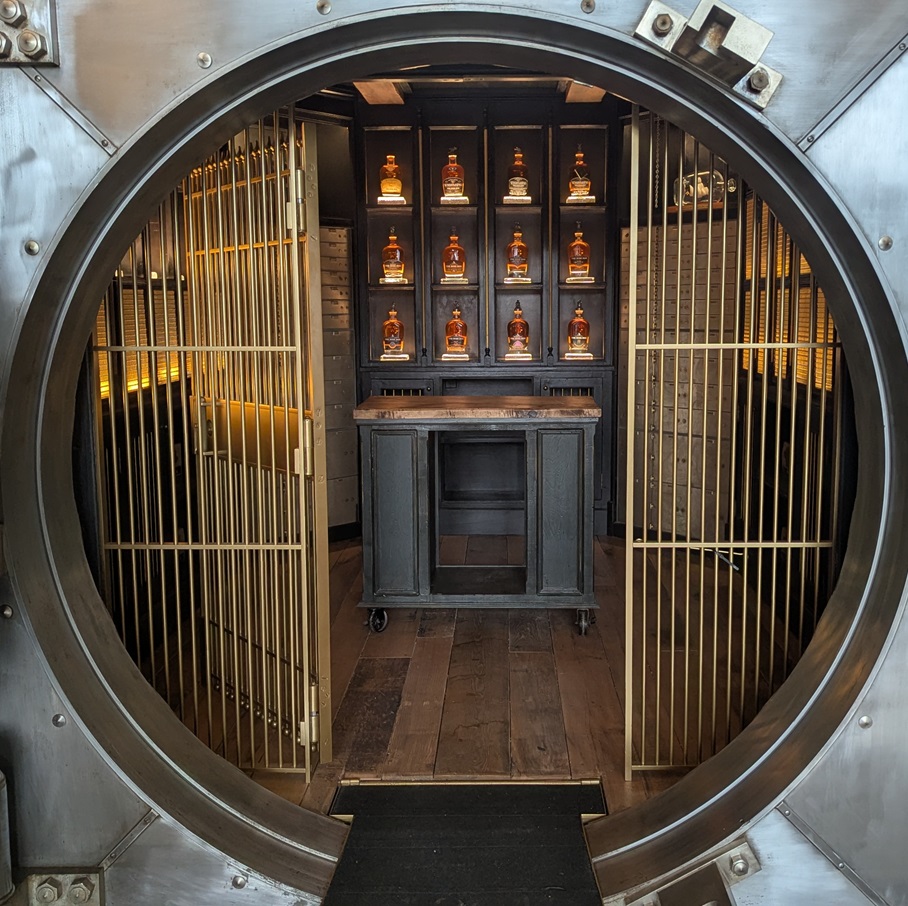 WhistlePig Vault Louisville open door whiskey inside SQUARE