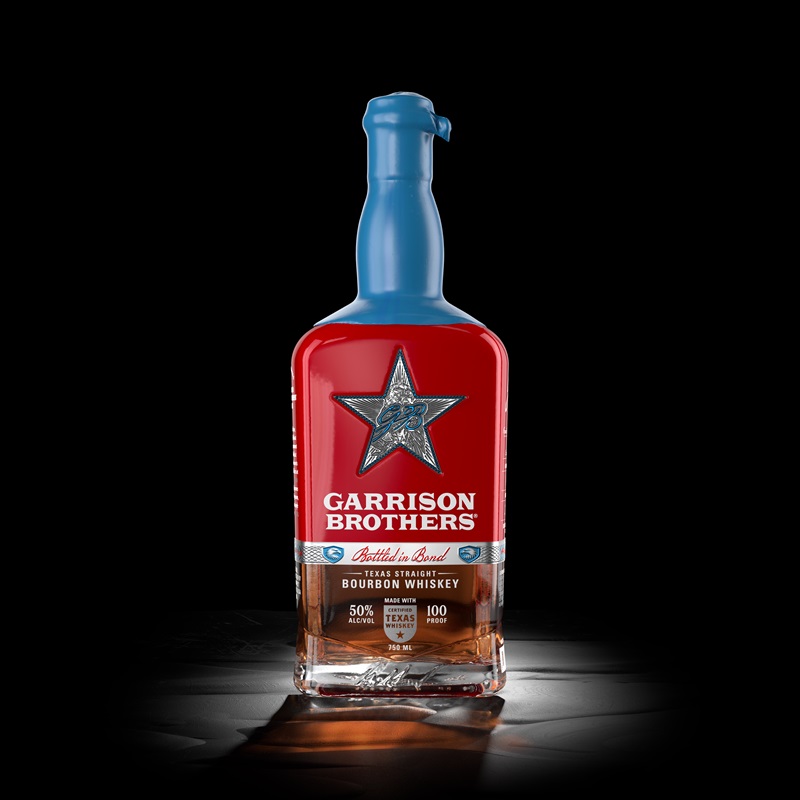 Garrison Brothers Bottled in Bond 2026 bottle black background