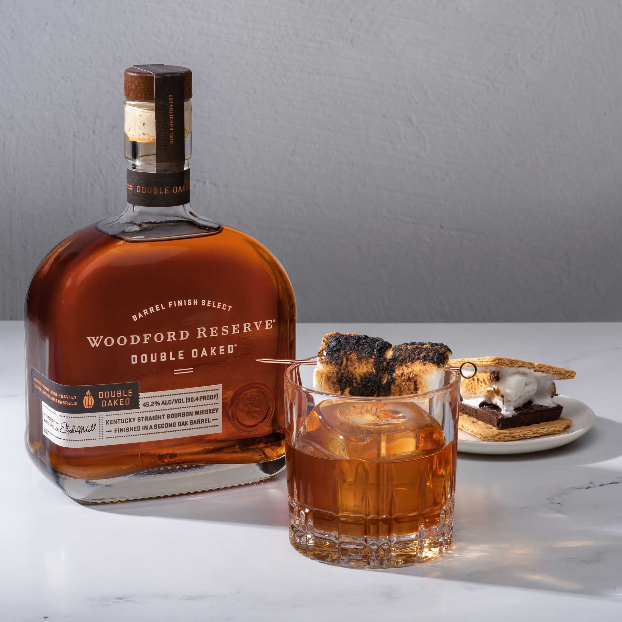 Woodford Reserve S'mores Cocktail with Bottle