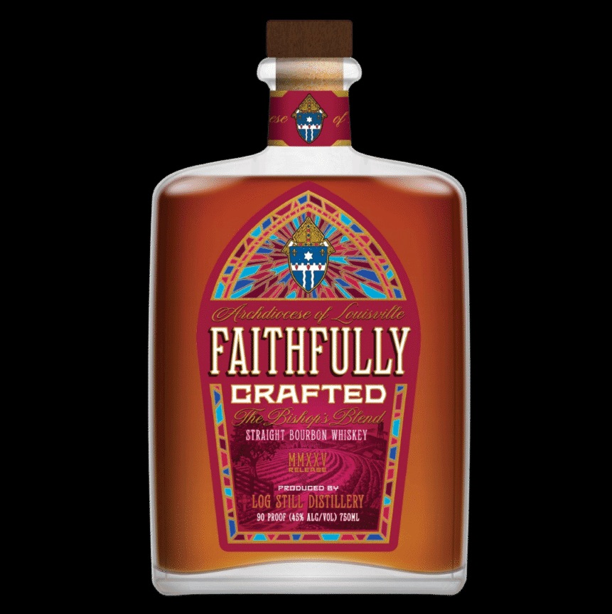 Log Still Distillery Faithfully Crafted bottle