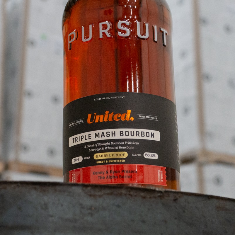 Pursuit Spirits Alpha Barrel bottle