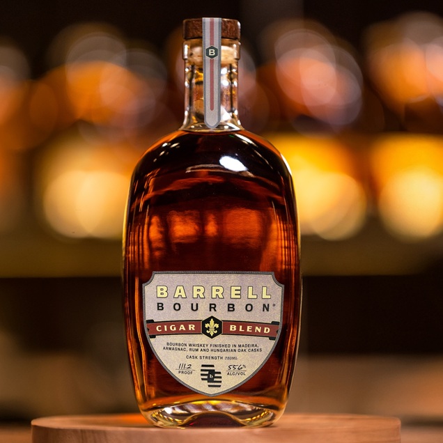 Barrell Craft Spirits cigar blend bottle lifestyle