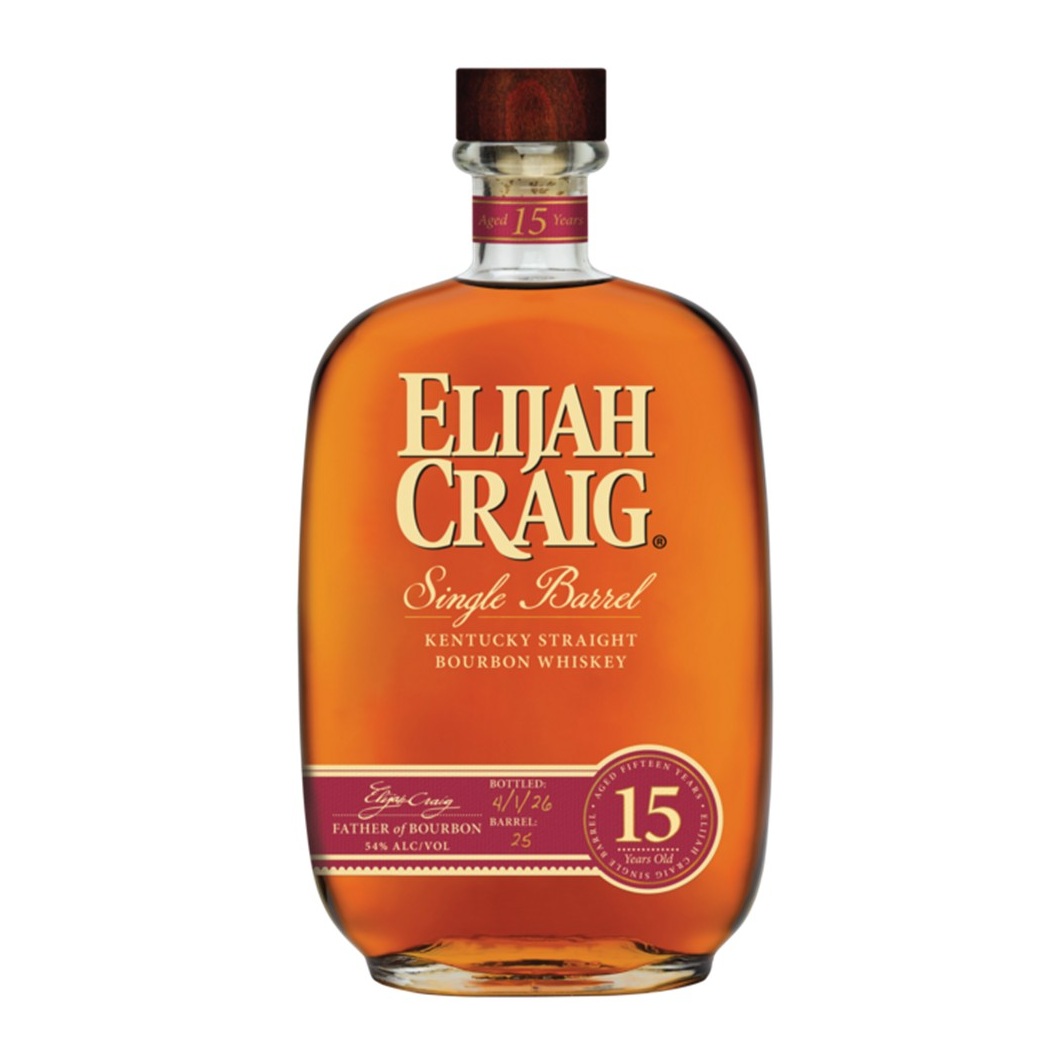Elijah Craig 15 Year Single Barrel bottle
