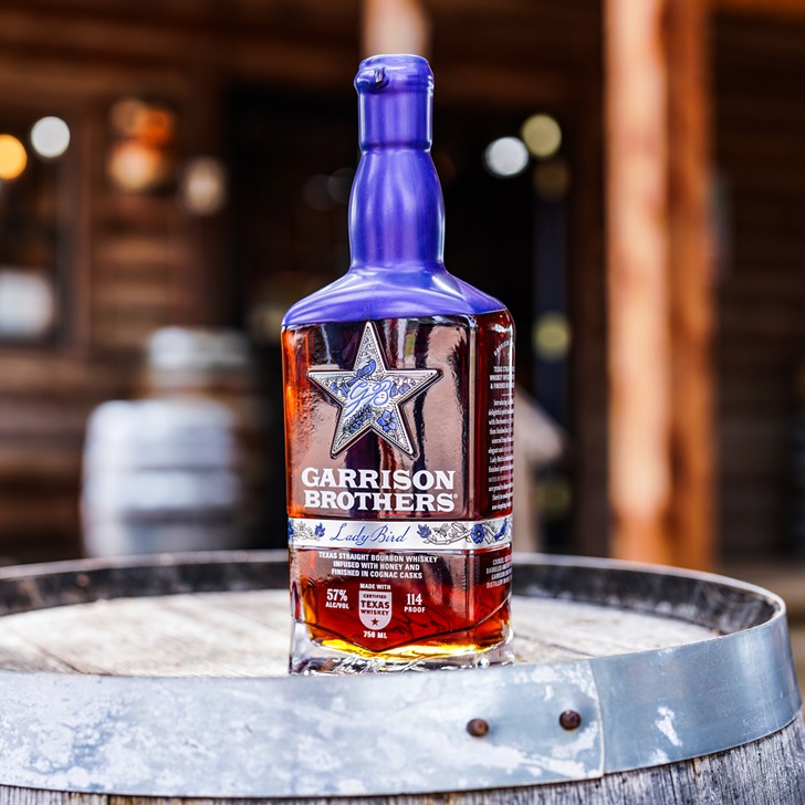 Garrison Brothers Lady Bird bourbon 2026 bottle lifestyle