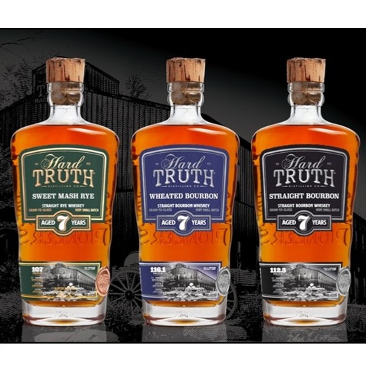 Hard Truth Distilling three bottles